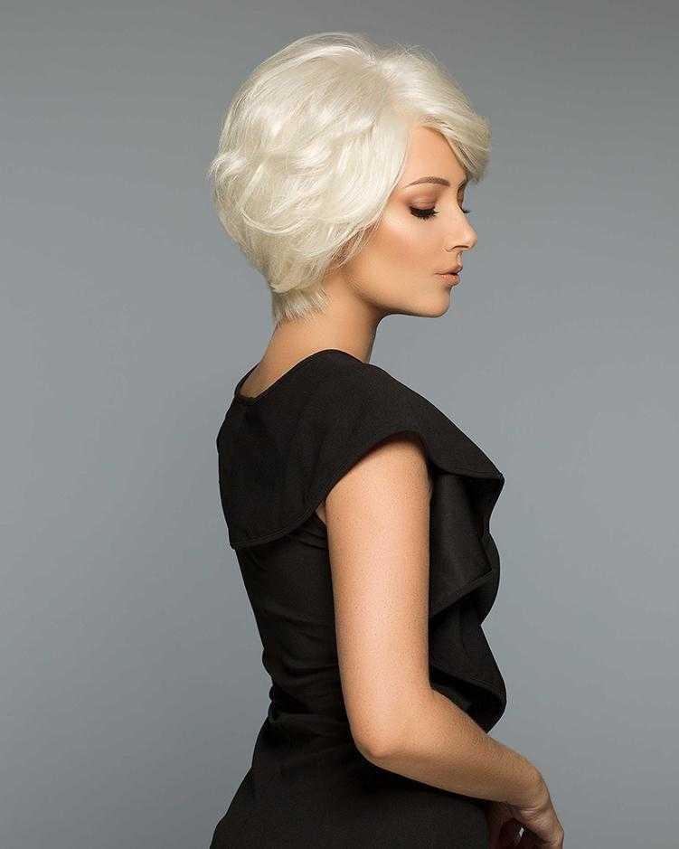 114 Sunny II H/T Mono Top, Hand-Tied Short Human Hair Wig by WIGPRO - Image 6