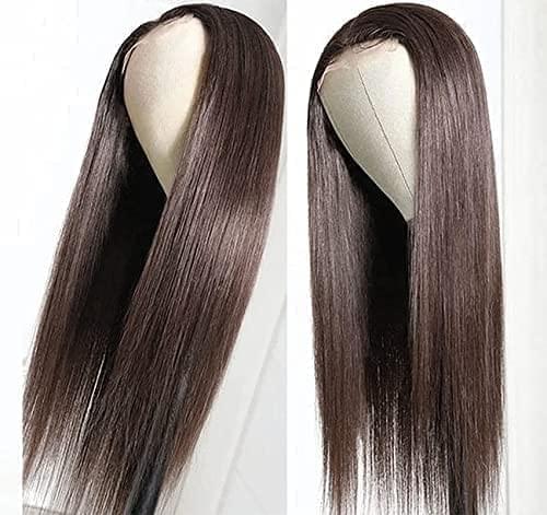 12 inch Light Brown Loose Curly Lace Front Wig with Middle Part - Image 155