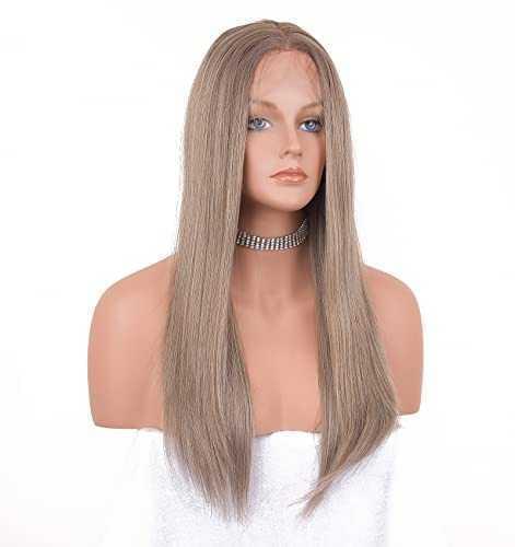 12 inch Light Brown Loose Curly Lace Front Wig with Middle Part - Image 34