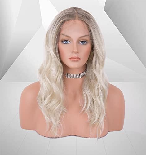 12 inch Light Brown Loose Curly Lace Front Wig with Middle Part - Image 65