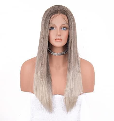 12 inch Light Brown Loose Curly Lace Front Wig with Middle Part - Image 84
