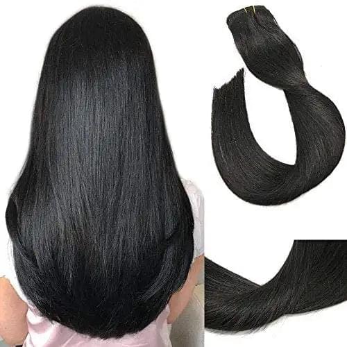 15-22 inch Clip in Human Hair Extensions - 7pc Set - Image 18