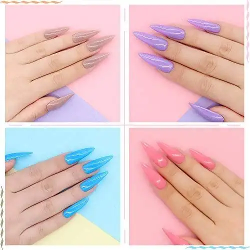 Acrylic Nail Dipping Powder Rainbow Color Set - Image 2