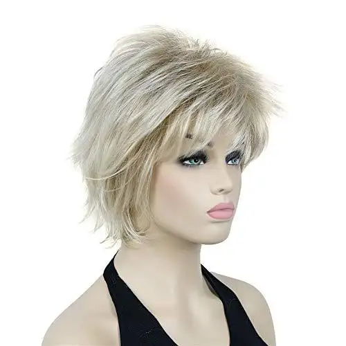 Angie Short Layered Synthetic Wig - Image 40