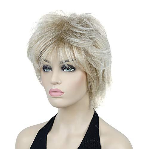 Angie Short Layered Synthetic Wig - Image 44