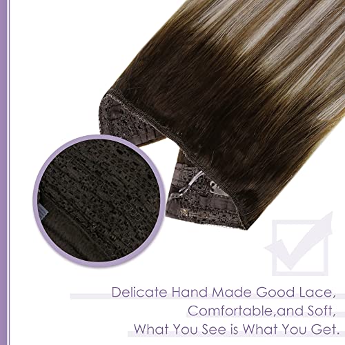 Balayage Nano Ring Human Hair Extensions - Image 126