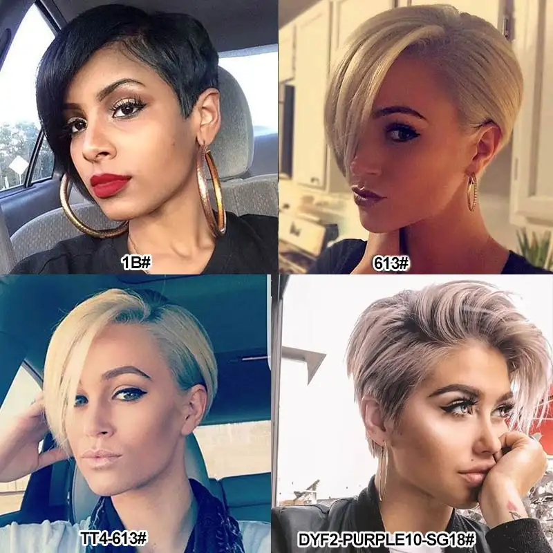 Candace Short Lace front Human Hair Wig - Image 2