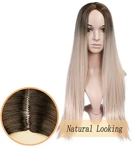 Chasity Long Straight Synthetic Wig - Image 2