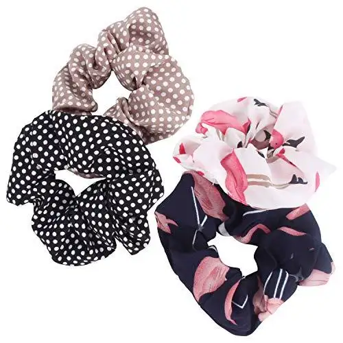 Chiffon Hair Scrunchies Mega Hair Accessories Set