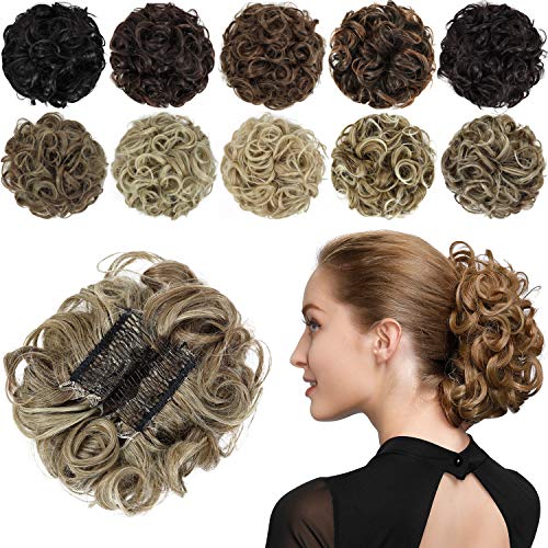 Classic Curly Chignon Hairpiece Bun