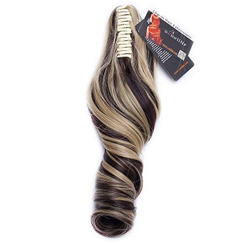 Clip in Jaw Ponytail Hairpiece Hair Extension - Image 32