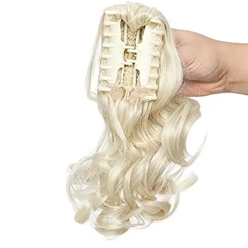 Clip in Jaw Ponytail Hairpiece Hair Extension - Image 4