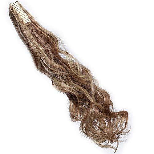 Clip in Jaw Ponytail Hairpiece Hair Extension - Image 50