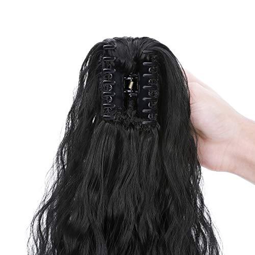 Clip in Jaw Ponytail Hairpiece Hair Extension - Image 65