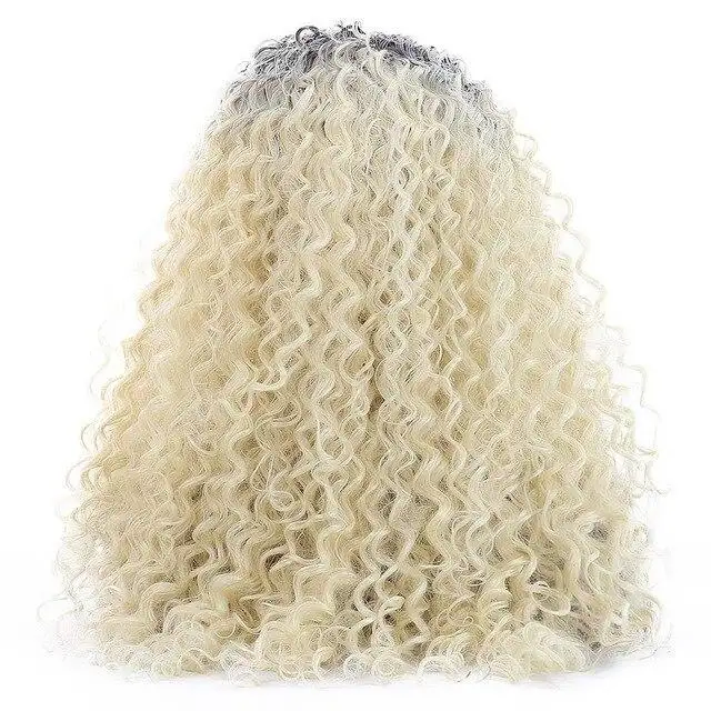 Curly Bohemian Natural Part 24'' Long Synthetic 15*4.5 Swiss Lace Front Wig - Image 10