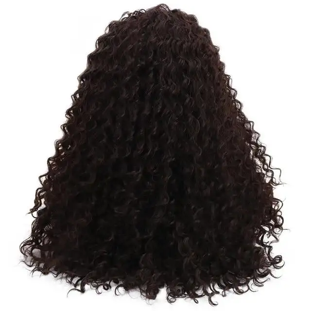 Curly Bohemian Natural Part 24'' Long Synthetic 15*4.5 Swiss Lace Front Wig - Image 7