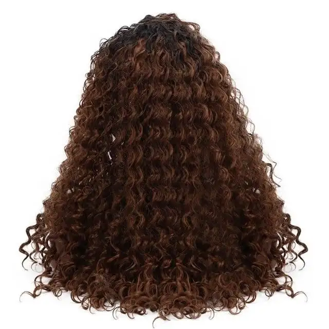 Curly Bohemian Natural Part 24'' Long Synthetic 15*4.5 Swiss Lace Front Wig - Image 8