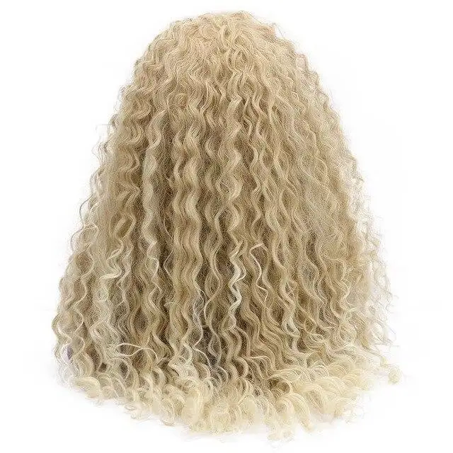 Curly Bohemian Natural Part 24'' Long Synthetic 15*4.5 Swiss Lace Front Wig - Image 9