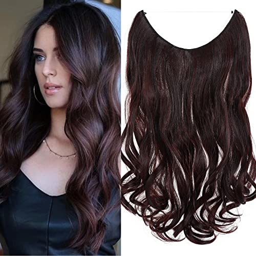 Curly Synthetic Halo Hair Extensions