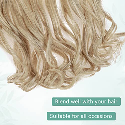 Curly Synthetic Halo Hair Extensions - Image 74