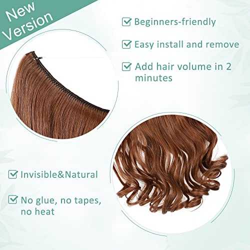 Curly Synthetic Invisible Wire Hair Extensions - Image 15