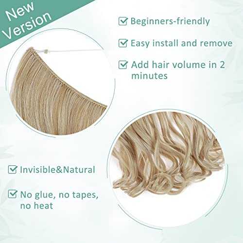 Curly Synthetic Invisible Wire Hair Extensions - Image 24