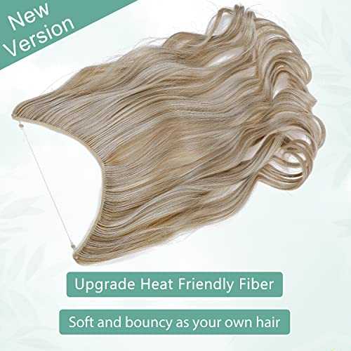 Curly Synthetic Invisible Wire Hair Extensions - Image 42