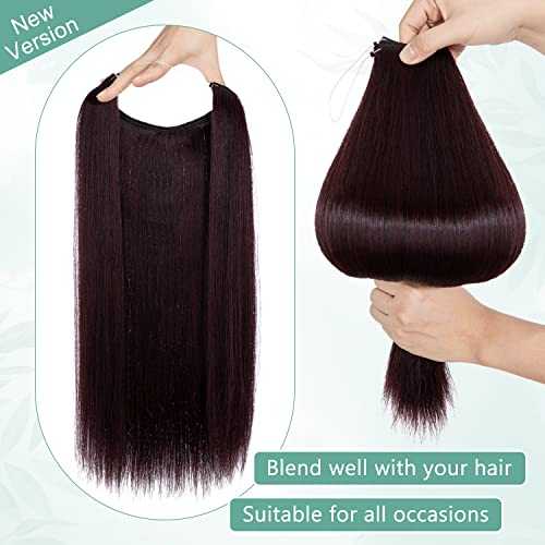 Curly Synthetic Invisible Wire Hair Extensions - Image 53