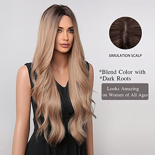 Long Blonde Wig Heat Resistant Fibre 24" - Image 33