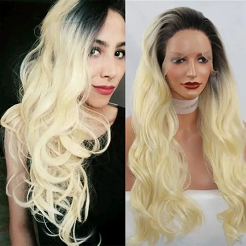 Extra Long Heat Friendly Wig with Wavy Ends - Image 3