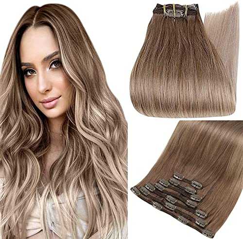 Real Human Hair Extension Clip Ins 120 Grams 7 Pcs
