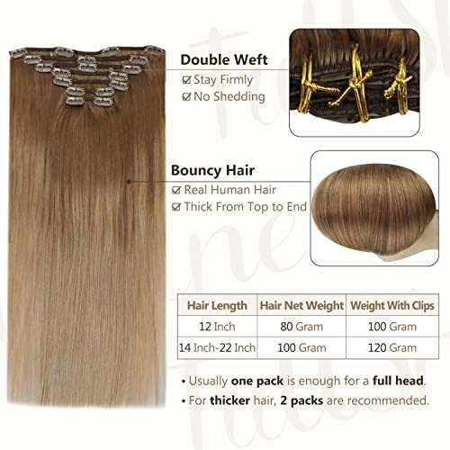 Real Human Hair Extension Clip Ins 120 Grams 7 Pcs - Image 102
