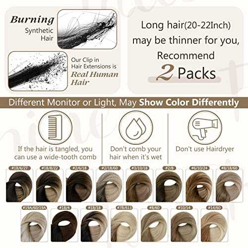 Real Human Hair Extension Clip Ins 120 Grams 7 Pcs - Image 103