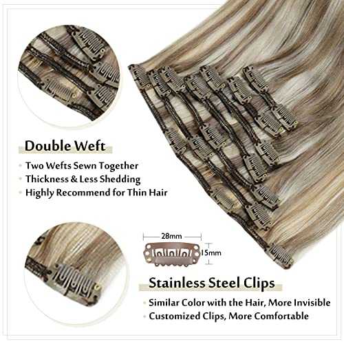 Real Human Hair Extension Clip Ins 120 Grams 7 Pcs - Image 111