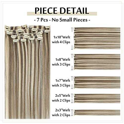 Real Human Hair Extension Clip Ins 120 Grams 7 Pcs - Image 112