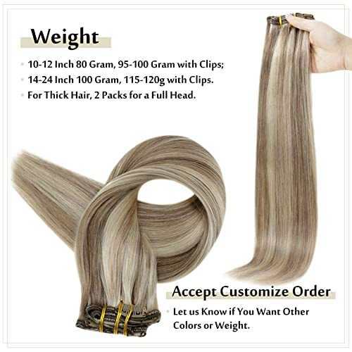 Real Human Hair Extension Clip Ins 120 Grams 7 Pcs - Image 113