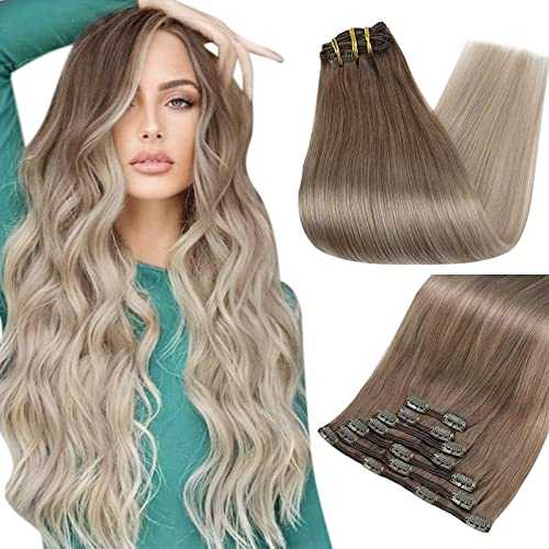 Real Human Hair Extension Clip Ins 120 Grams 7 Pcs - Image 118