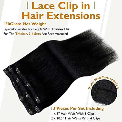 Real Human Hair Extension Clip Ins 120 Grams 7 Pcs - Image 127