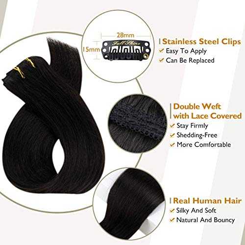 Real Human Hair Extension Clip Ins 120 Grams 7 Pcs - Image 136
