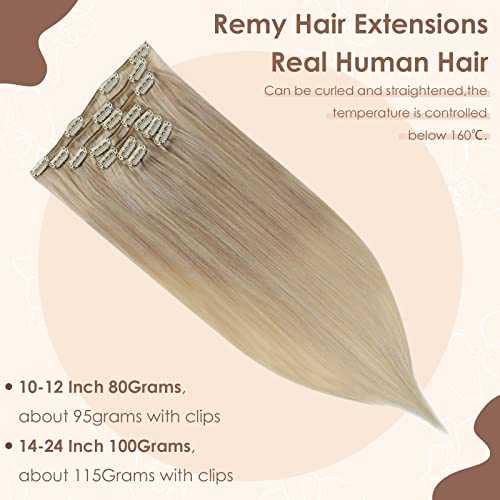 Real Human Hair Extension Clip Ins 120 Grams 7 Pcs - Image 14