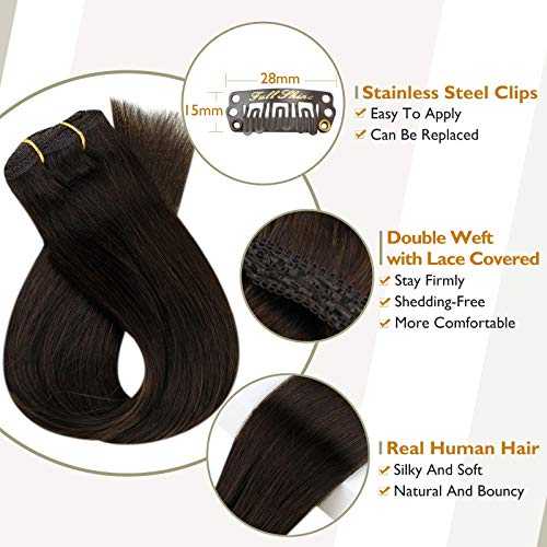 Real Human Hair Extension Clip Ins 120 Grams 7 Pcs - Image 143