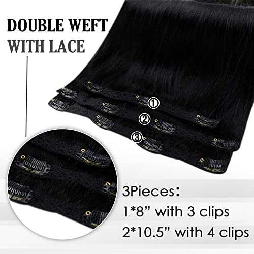 Real Human Hair Extension Clip Ins 120 Grams 7 Pcs - Image 150
