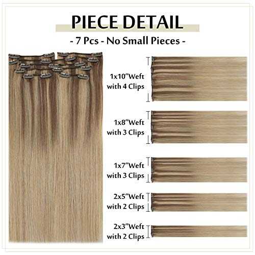Real Human Hair Extension Clip Ins 120 Grams 7 Pcs - Image 21