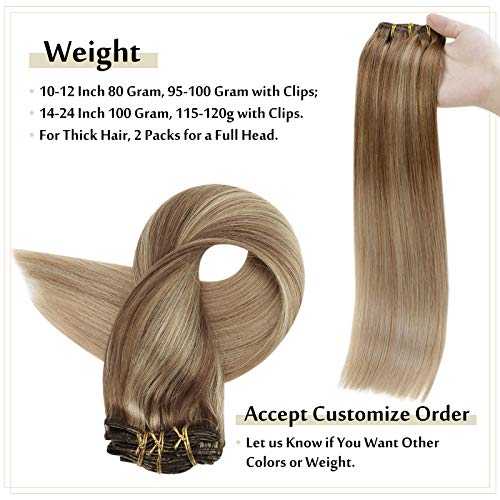 Real Human Hair Extension Clip Ins 120 Grams 7 Pcs - Image 22