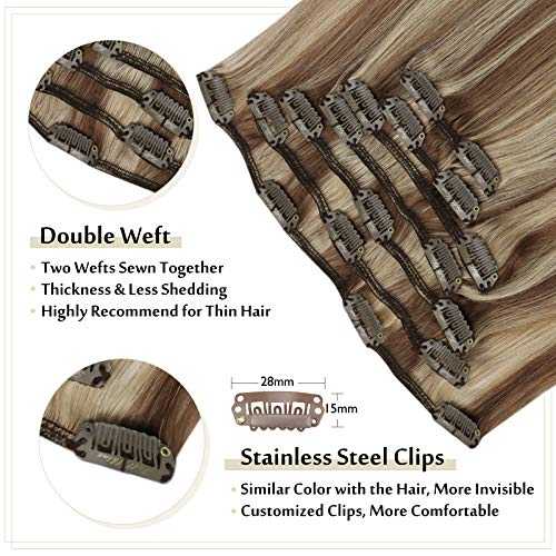 Real Human Hair Extension Clip Ins 120 Grams 7 Pcs - Image 23