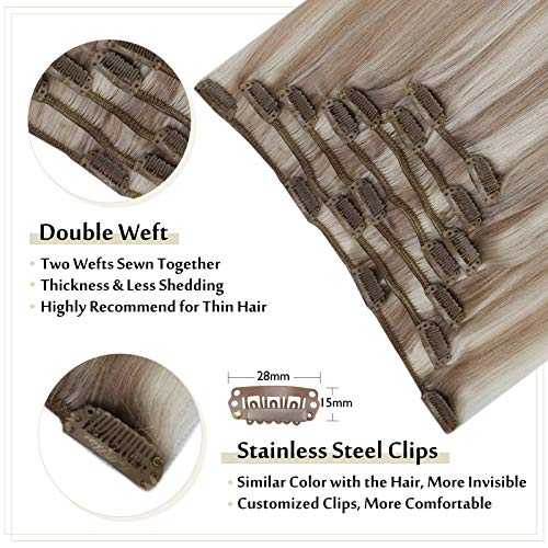 Real Human Hair Extension Clip Ins 120 Grams 7 Pcs - Image 32