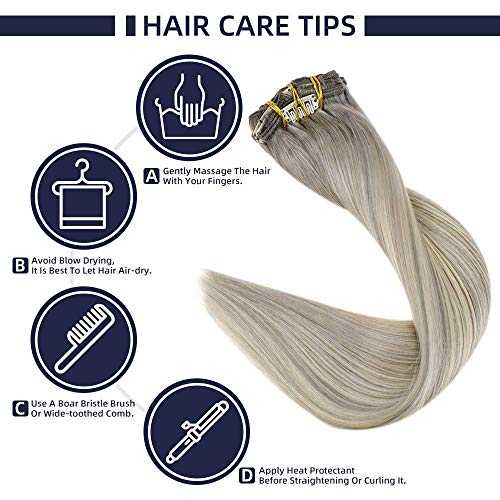 Real Human Hair Extension Clip Ins 120 Grams 7 Pcs - Image 39