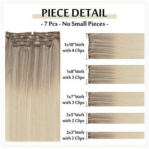 Real Human Hair Extension Clip Ins 120 Grams 7 Pcs - Image 47