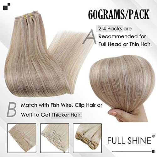Real Human Hair Extension Clip Ins 120 Grams 7 Pcs - Image 5