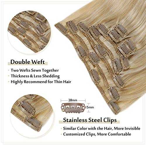 Real Human Hair Extension Clip Ins 120 Grams 7 Pcs - Image 56